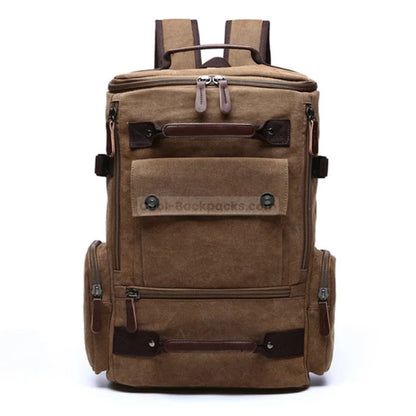 Hipster Camera Backpack - Coffee