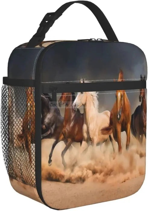 Horse Backpack and Lunchbox - Equine Themed