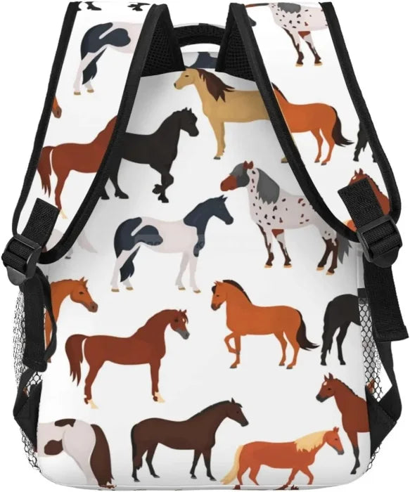 Horse Pattern Backpack - Color 1