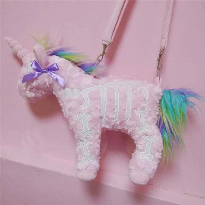 Horse Plush Backpack - Pink / about 40cm