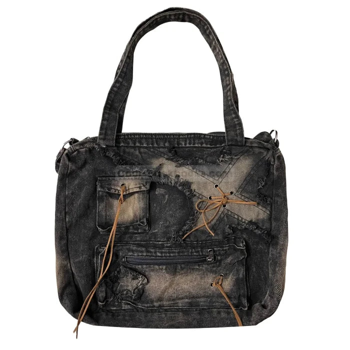 Jean Messenger Bag - Black