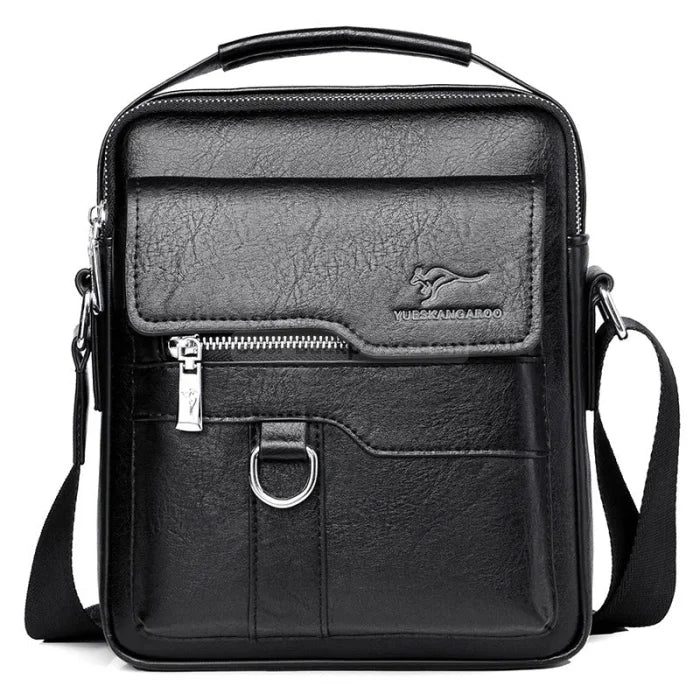 Kangaroo Messenger Bag - Black