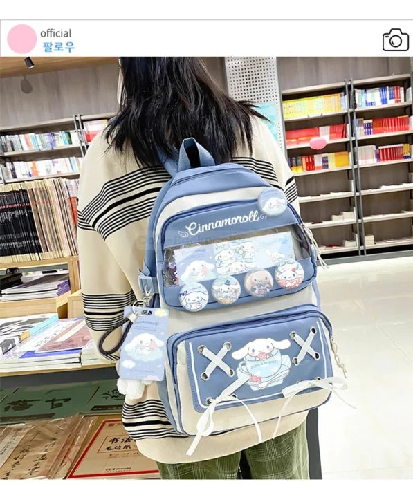 Kawaii Rolling Backpack