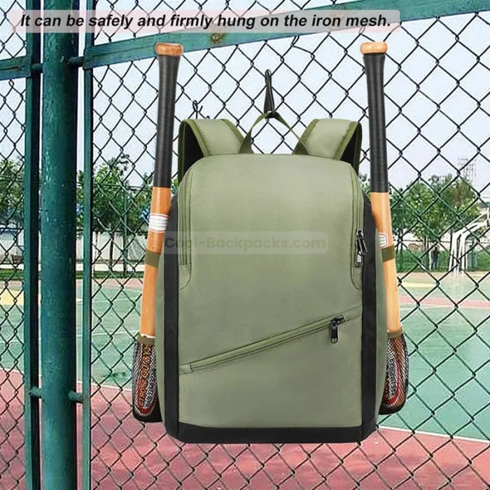 Kids Baseball Backpack - army green