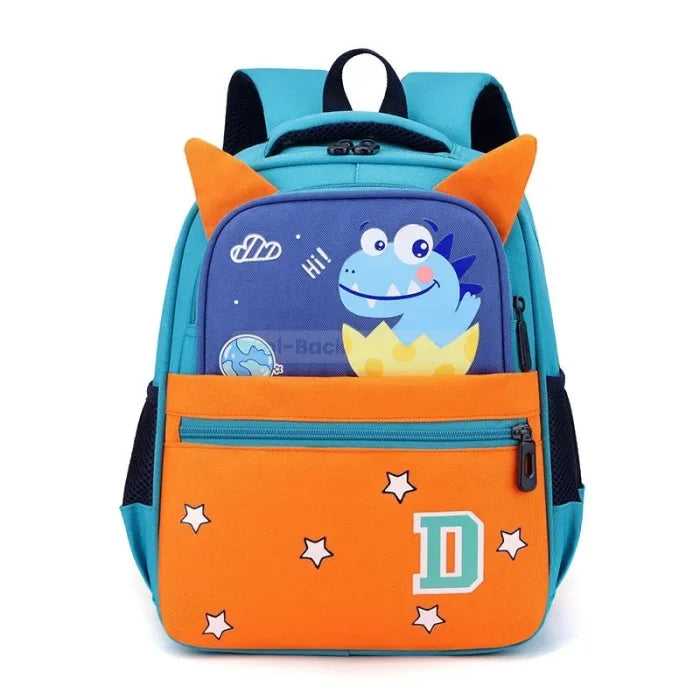 Kids Dinosaur Backpack - Orange
