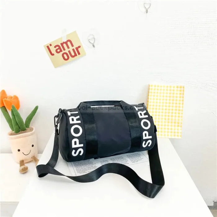 Kids Duffel Bag - Black