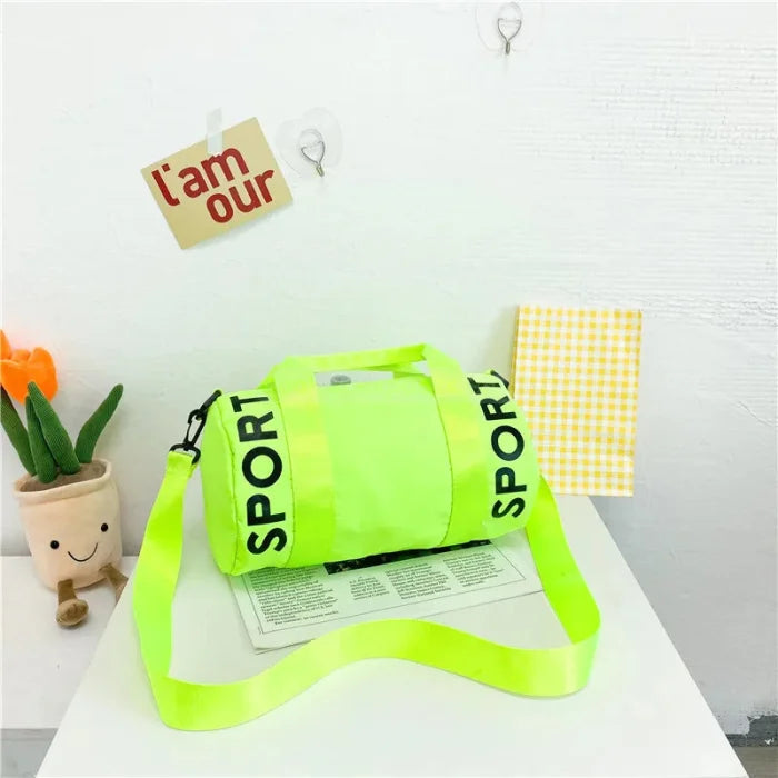 Kids Duffel Bag - Light Green