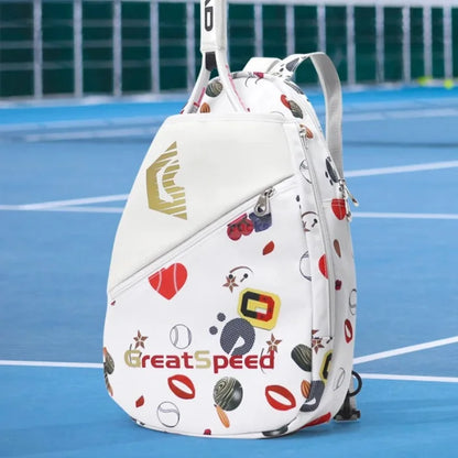 Kids Tennis Backpack - White