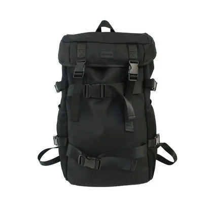 Korean Travel Backpack - Black