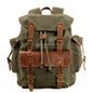 Ladies Canvas Rucksack - Green