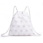 Ladies Drawstring Backpack - White