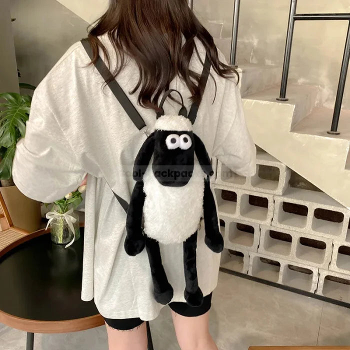 Lamb Plush Backpack