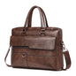 Laptop Messenger Bag - Dark Brown