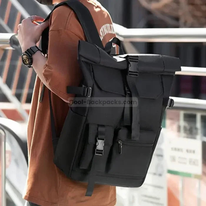 Laptop Roll Top Backpack