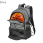 Large Basketball Backpack - Grey