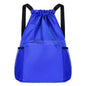 Large Drawstring Backpack - Blue