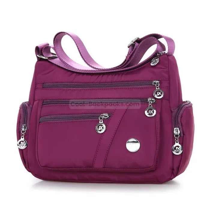 Large Messenger Bag - Purple