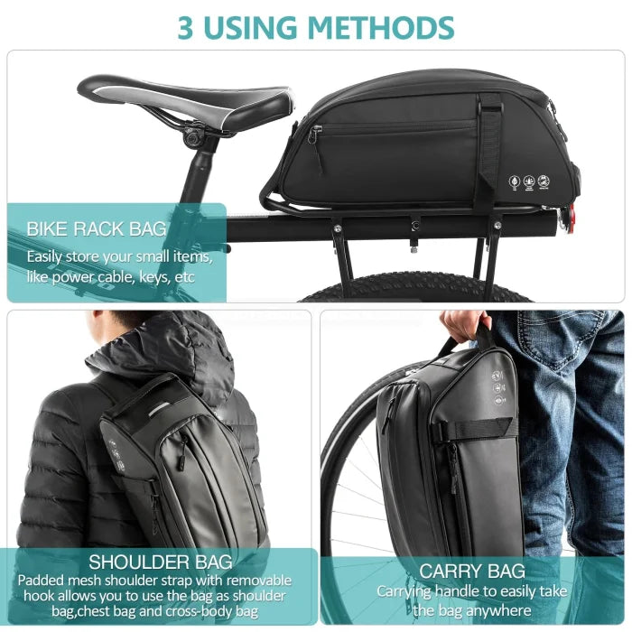 Leather Cycling Backpack