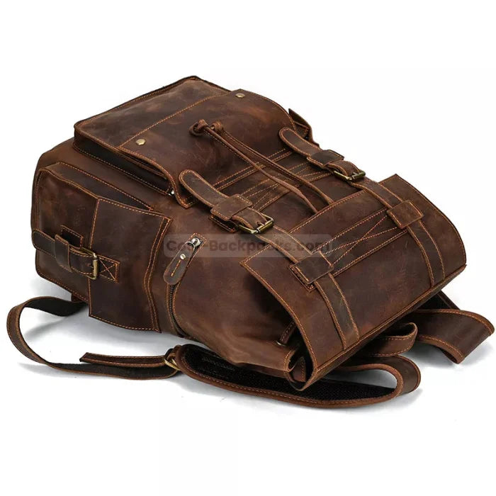 Leather Tactical Backpack