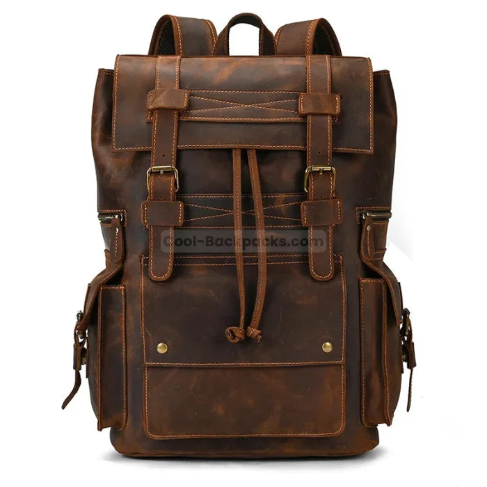 Leather Tactical Backpack