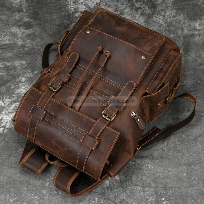 Leather Tactical Backpack