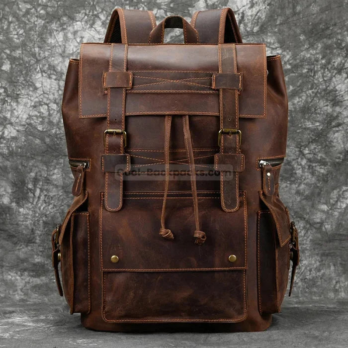 Leather Tactical Backpack