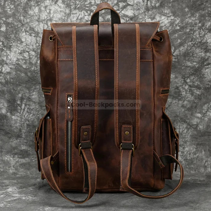 Leather Tactical Backpack