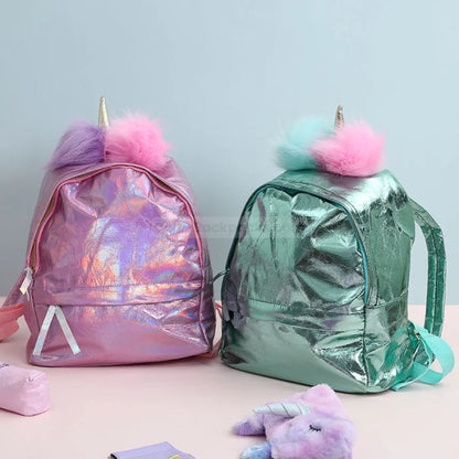 Leather Unicorn Backpack