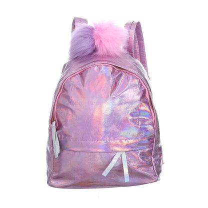 Leather Unicorn Backpack - Pink