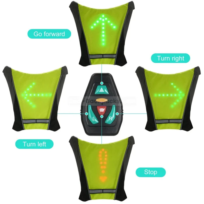 LED Cycling Backpack