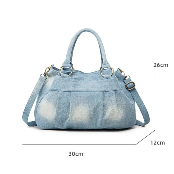 Light Blue Messenger Bag