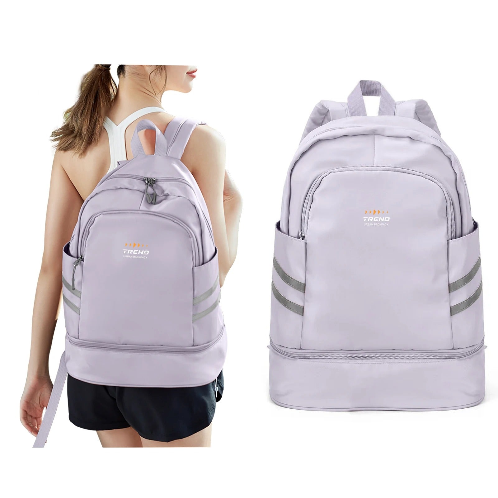Lightweight Gym Backpack - Purple / Small