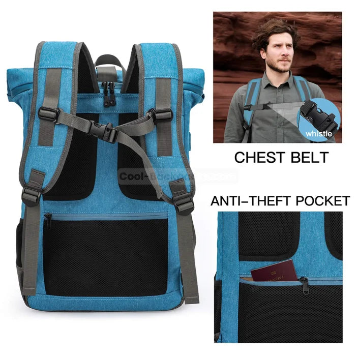 Lightweight Roll Top Backpack