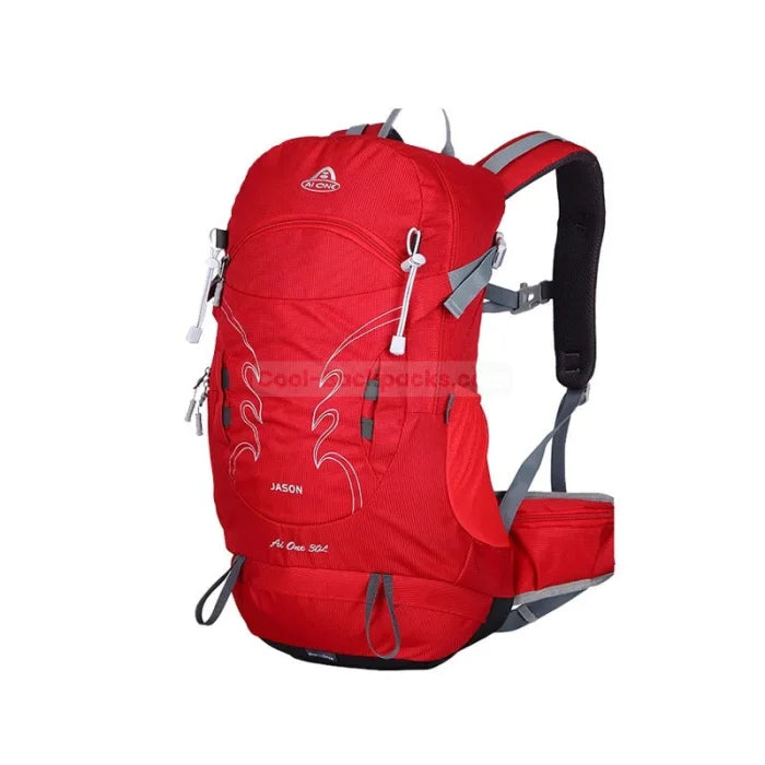 Lightweight Ski Backpack - Red / 30L