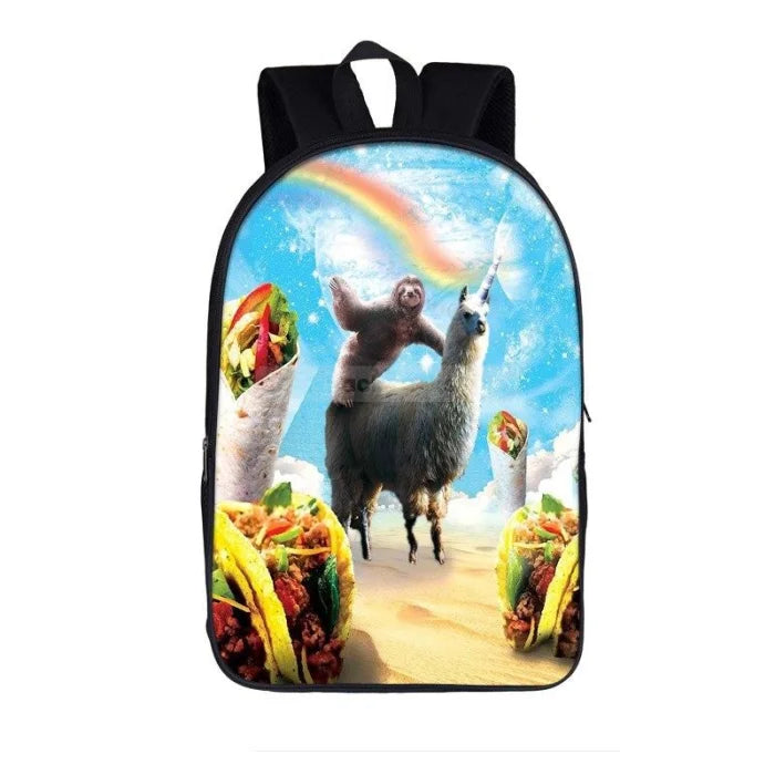 Llama Unicorn Backpack