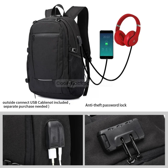 Locking Travel Backpack