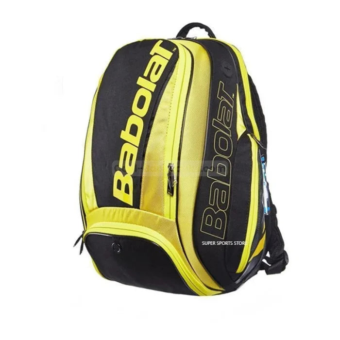 Luxury Tennis Backpack - Yellow black