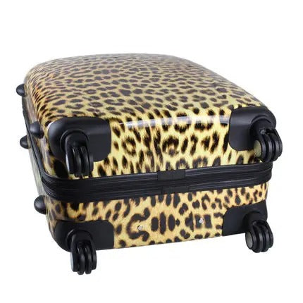 Cheetah Print Rolling Backpack