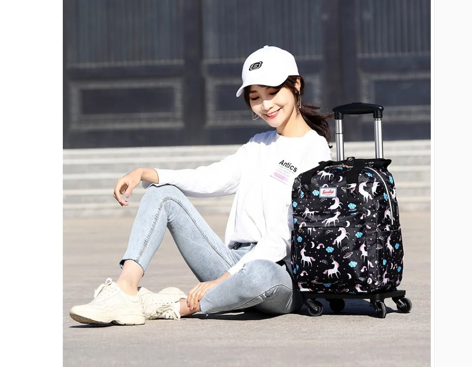 Rolling Backpack for Women