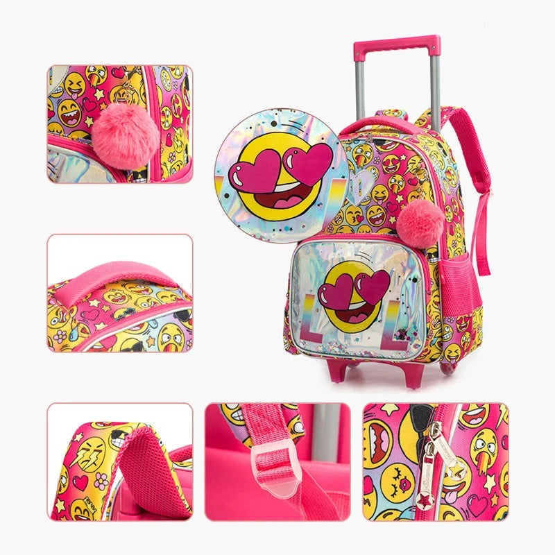 Emoji Rolling Backpack
