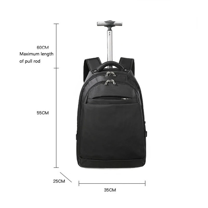 Anti-Theft Rolling Backpack