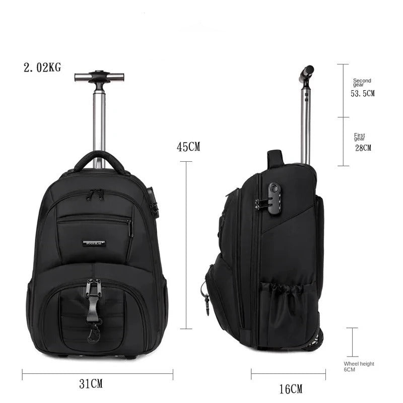 Roller Suitcase Backpack