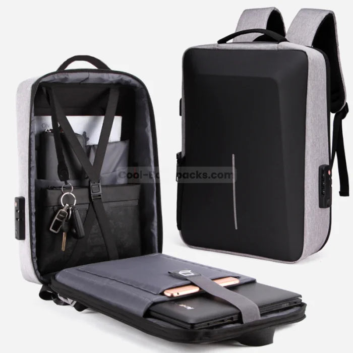 Men Hard Shell Backpack