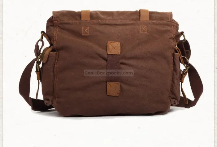 Mens Canvas Messenger Bag