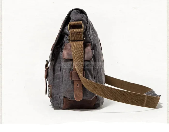 Mens Canvas Messenger Bag