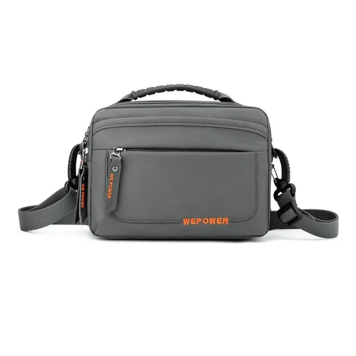 Men’s Casual Messenger Bag - Gray