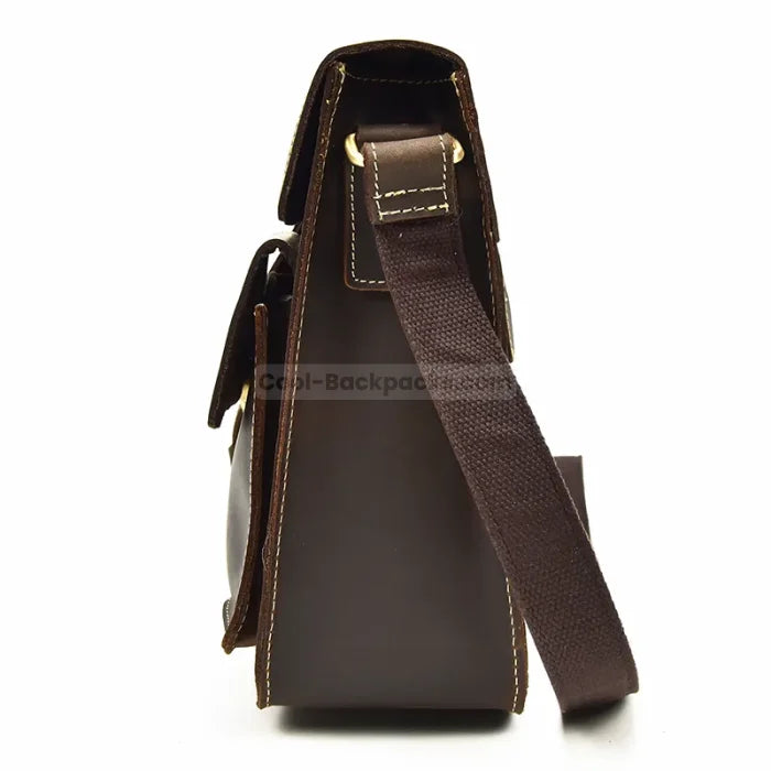 Men’s Crossbody Leather Messenger Bag