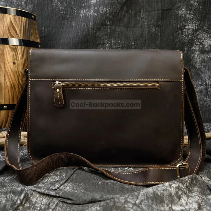 Men’s Crossbody Leather Messenger Bag