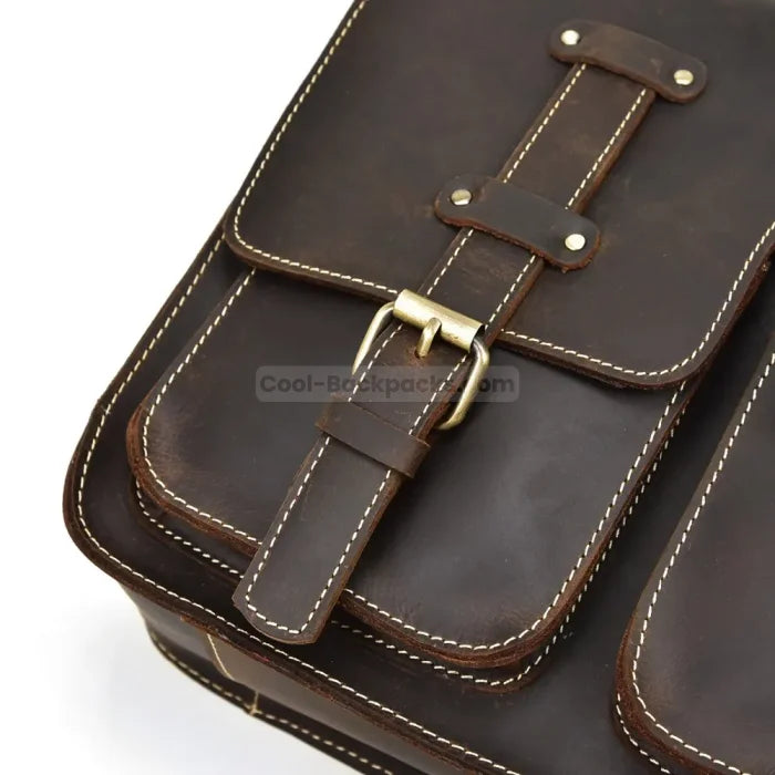 Men’s Crossbody Leather Messenger Bag