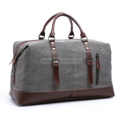 Mens Duffel Bag - Gray